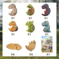 thumbnail image 3 of Leutsin Simulation Dinosaur Toy Cub Model Hatching Dinosaur Set Children's Holiday Gift, 3 of 7