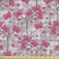 thumbnail image 2 of Floral Sofa Upholstery Fabric by the Yard, Graphical Designed Pinkish Orchid Flowers Twigs Shadowy Monochromatic Composition, Decorative Fabric for DIY and Home Accents, Blush Pink by Ambesonne, 2 of 5