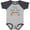 Baseball Heather and Navy, variant on My Great Aunt Loves Me Boys or Girls Baby Bodysuit