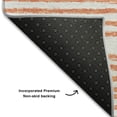 thumbnail image 3 of Addison Rugs Mayfield Washable Contemporary Art Deco Salmon Rectangle Rug, 2'6" x 3'10", 3 of 6