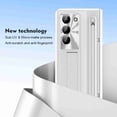 thumbnail image 2 of Dteck Slim Fit for Z Fold 6 Case with S Pen & S Pen Holder, Tempered Glass Screen Protector & Adjustable stand Hinge Protection Shockproof Lightweight Full Protective Cover for Z Fold 6 5G,White, 2 of 8