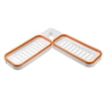 thumbnail image 1 of Wosthever Estante para baño, cocina, pared, estante plegable, organizador de ducha sin perforaciones, soporte de esquina de plástico, organización del Almacenamiento y organización del hogar Wosthever HA062926-00B, 1 of 6