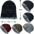 thumbnail image 4 of Hirigin Men Baggy Beanie Knit Hat Winter Warm Fleece Wool Cap Ski Hat, 4 of 5