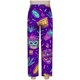 thumbnail image 4 of RKSTN Women's Carnival Pajamas Sets Oversized Lapel Mardi Gras Print Button Long Sleeve Sleepwear T Shirt and Pjs Pant 2 Piece Matching Set Casual Turndown Plus Size Pajama and Pants Loungewear Set, 4 of 9