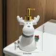thumbnail image 3 of Yaouit Christmas Soap Dispenser, Bathroom Soap Dispenser with Lotion Pump, Countertop Soap Dispenser for Bathroom Kitchen Holiday Home Decor, Winter Holiday Soap Bottle, 3 of 7