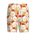 thumbnail image 5 of Naloa Cartoon Chicken Men's Short Pajama Pants, Lounge Comfort Shorts with Elasticized Waistband and Side Pockets - 4X-Large, 5 of 9