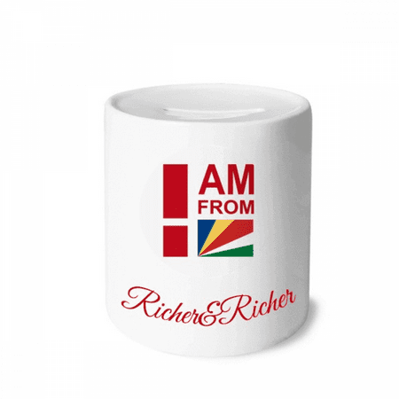 

I Am From Seychelles Art Deco Fashion Rich and Rich Bank Saving Box Coin