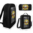 thumbnail image 2 of Guns N’ Roses Backpack School Superhero Set Capable Bookbag with Power Lunch Kit, 2 of 5