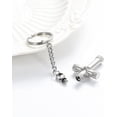 thumbnail image 5 of Cross Urn Cremation Jewelry for Ashes Rope Winding Cross Keepsake Urn Keychain for Human Stainless Steel Cremation Keychain, 5 of 6