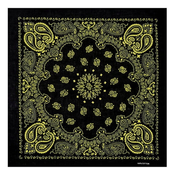 Hip Hop Cotton Multi-Purpose Bandana Square Scarf Paisley Print Headband Wrap