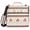 Coquette Bow Stripe, variant on 3 Ring Zipper Binder with Shoulder Strap Waterproof Trapper Keeper 2 Inch D-Ring 500 Sheets Capacity, Coquette Bow Stripe