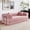 Pink, variant on 5-in-1 Folding Convertible Sofa Bed, 79" Corduroy Floor Couch Futon, Pull-Out Sleeper Loveseat, Modular Boneless Sofa for Living Room & Bedroom, Pink
