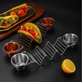thumbnail image 5 of Bearachild Juego de soportes para tacos con cuchara, taza para ensalada, burritos, soporte para enfriar tortillas, 2 juegos Cocina y Comedor do, 5 of 5