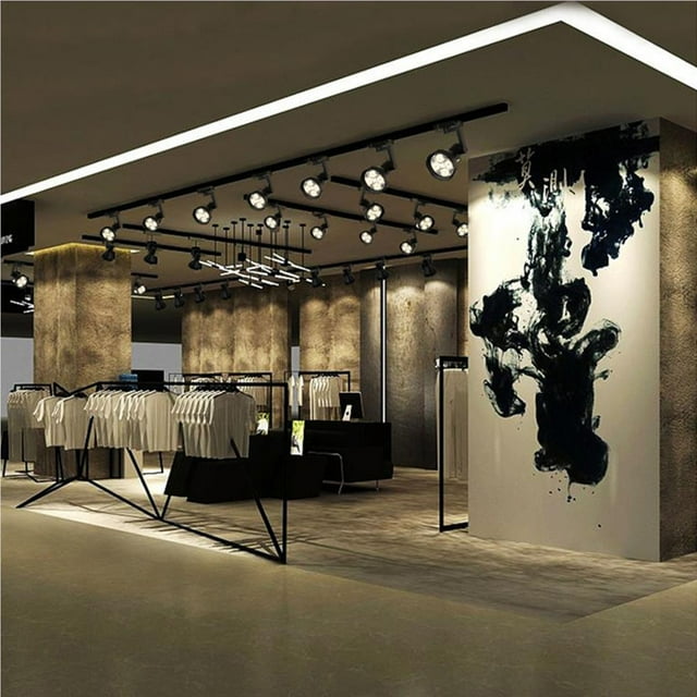 stanreset Super Bright LED Track Spotlight Rail Spot Light Lamp LED Track Light for Clothing Store Exhibition Hall Jewelry Store No.6