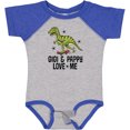 thumbnail image 3 of Inktastic Gigi and Pappy Love Me Grandson Boys Baby Bodysuit, 3 of 5