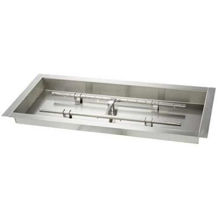 Hearth Products Controls Stainless Steel Fire Pit H Burner Pan W