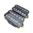 thumbnail image 1 of 2 Pcs Ramasseuse Humbucker Bricolage Matériau Alliage Durable Professionnel Résistant à l'Usure A Noir, 1 of 8