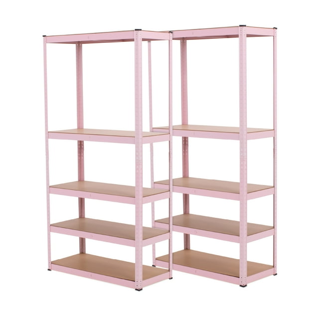 Set de 2 Estante Metalico Onof ESM-01 Anaquel Rack 5 Niveles