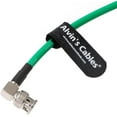 thumbnail image 3 of 12G BNC-Coaxial-Cable Alvin's Cables HD SDI BNC Male to Male L-Shaped Original Cable for 4K Video Camera 1M Green, 3 of 4