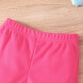 thumbnail image 6 of Baby Girls Cute Short Sets Mermaid Scales Tie Knot Cami Tops and Pink Shorts Toddler Casual Two piece Outfits Kids Summer Clothes 4t, 6 of 7