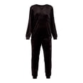 thumbnail image 4 of Time and Tru Women's Velour Top and Pants Set, 2-Piece, Sizes S-XXL, 4 of 4