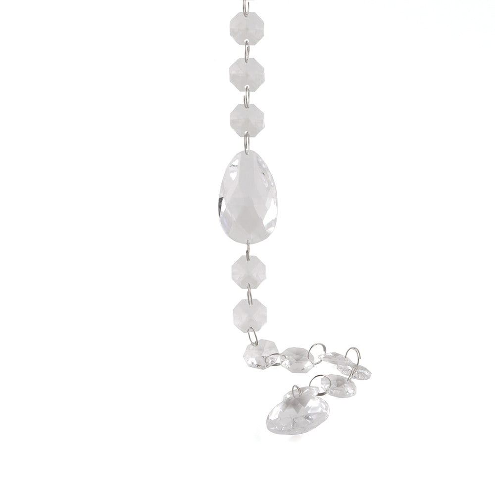 Acrylic Crystal Garland with Prism Drops Wedding Decor