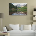 thumbnail image 2 of Masterpiece Art Gallery America the Beautiful Mountain & Lake by Robin Constable Hanson Canvas Photo Art Print 24" x 36", 2 of 4