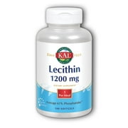 Kal Lecithin, 1,200 mg, 100 Softgels