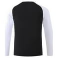 thumbnail image 6 of Men's Performance Long Sleeve T-Shirt Active Athletic Workout Top Breathable Comfortable Fitness Shirt for Running Training Outdoor Sports Mens Work Shirts Summer Basic Tee Shirts, 6 of 6