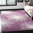 thumbnail image 3 of SAFAVIEH Soho Fiesta Geometric Area Rug, Purple/Ivory, 2'6" x 4', 3 of 9