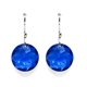 thumbnail image 4 of Aretes Zvezda Classic color Sapphire plata .925 Zvezda ZAR-CLAS14-SAP, 4 of 4