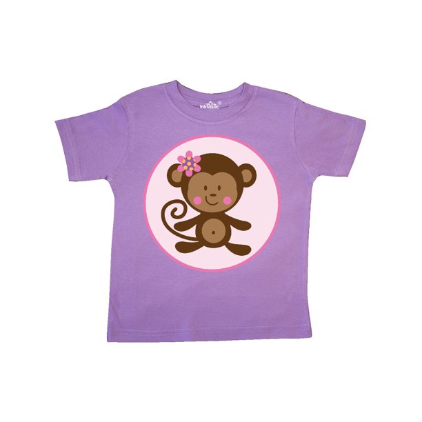 INKtastic Monkey Girl Toddler TShirt