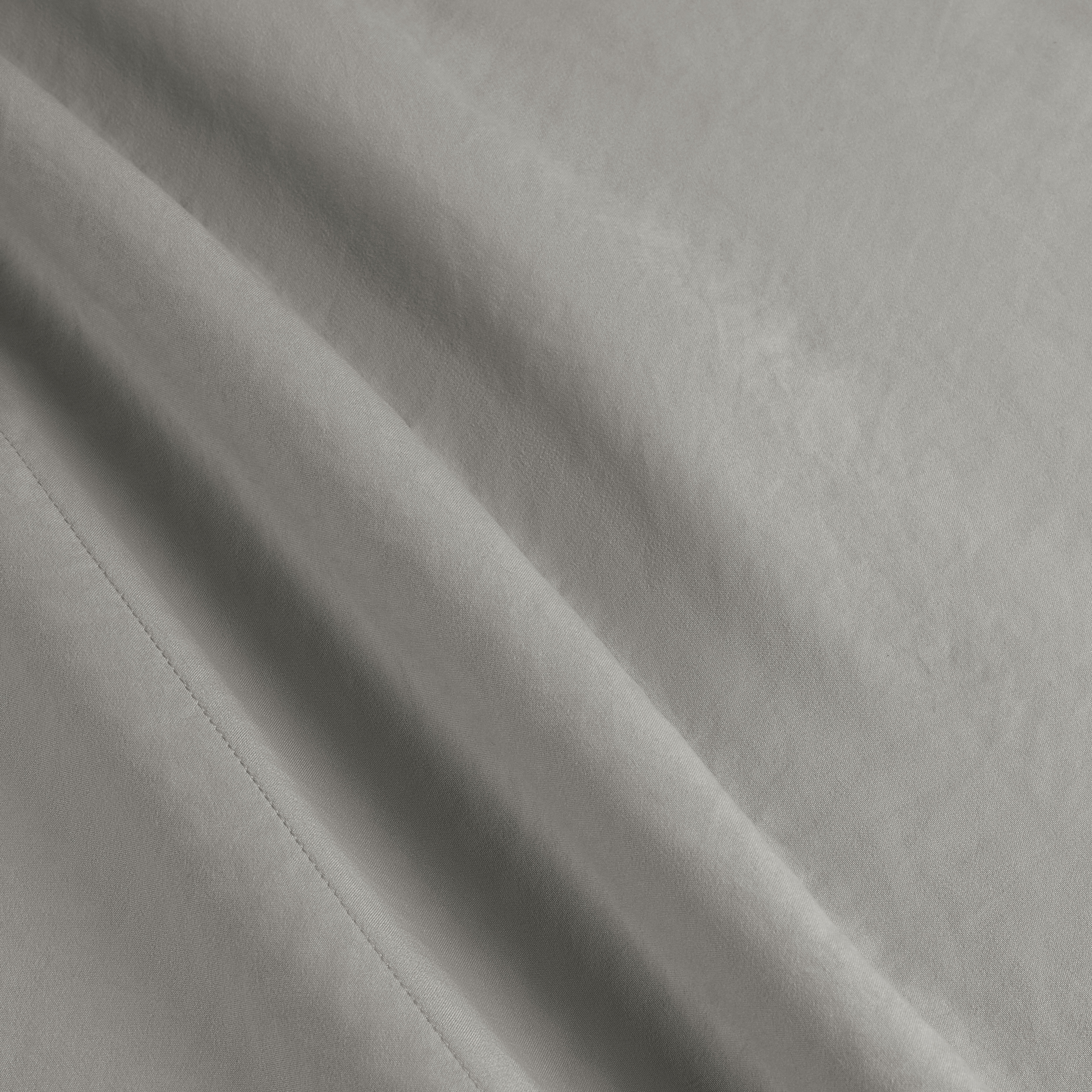 Casual Living Enzyme Comfort Washed 4-Piece Light Gray Sheet Set, Brushed for softness, Easy Care, Queen - Deep Pocket