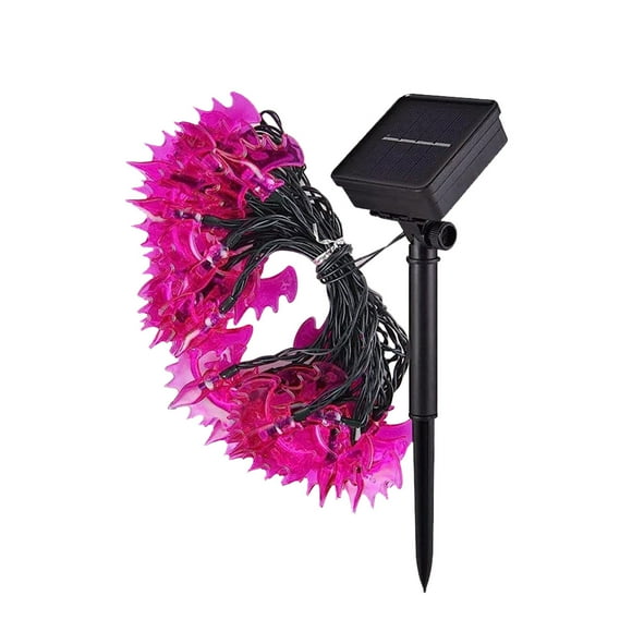 Solar String Lights Solar Halloween Decorative Branch Lantern Ghost Festival Decorative Lantern，Solar String Lights Halloween Party String Lights Flying Rat，20/30 Bulbs
