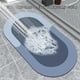 thumbnail image 4 of Alfombrilla de Baño de Goma Antideslizante, Súper Absorbente, de Secado Rápido y Lavable, para Ducha o Baño, 40 X 60 Cm, Gris, Azul y Rosa., 4 of 4