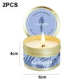 thumbnail image 2 of Velas perfumadas con aceites esenciales, latas de cera de soja, fragancia natural de plantas, creatividad, 2 uds., 2 of 6