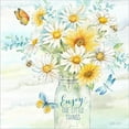 thumbnail image 2 of Great Art Now Daisy Days III by Cynthia Coulter, Framed Wall Art, 20W x 20H, 2 of 3