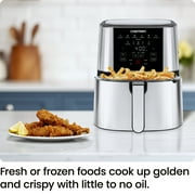 Chefman ExacTemp 5 Qt. Digital Air Fryer with Temperature Probe - Stainless Steel