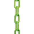 thumbnail image 1 of Mr. Chain Plastic Barrier Chain, Safety Green, 2-Inch Link Diameter, 50-Foot Length (50014-50), 1 of 2