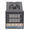 thumbnail image 2 of Juego de controlador de temperatura PID digital 3 piezas 0-400 ℃ Controlador de temperatura Juego de módulo de relé termopar 100-240V 40A, 2 of 12