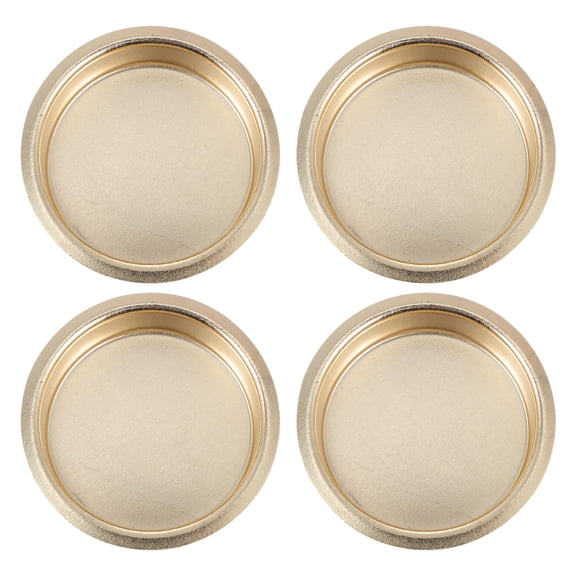 Beaupretty candle decor Metal Candle Cups Iron 4Pcs