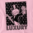 thumbnail image 2 of Monopoly Luxury Women's T Shirt, Pink, Medium, 2 of 6