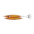 thumbnail image 3 of Daiwa SA-SK140G05 Saltiga SLK Metal Jig, 5oz, 7/0 Assist Hooks, Orange, 3 of 7