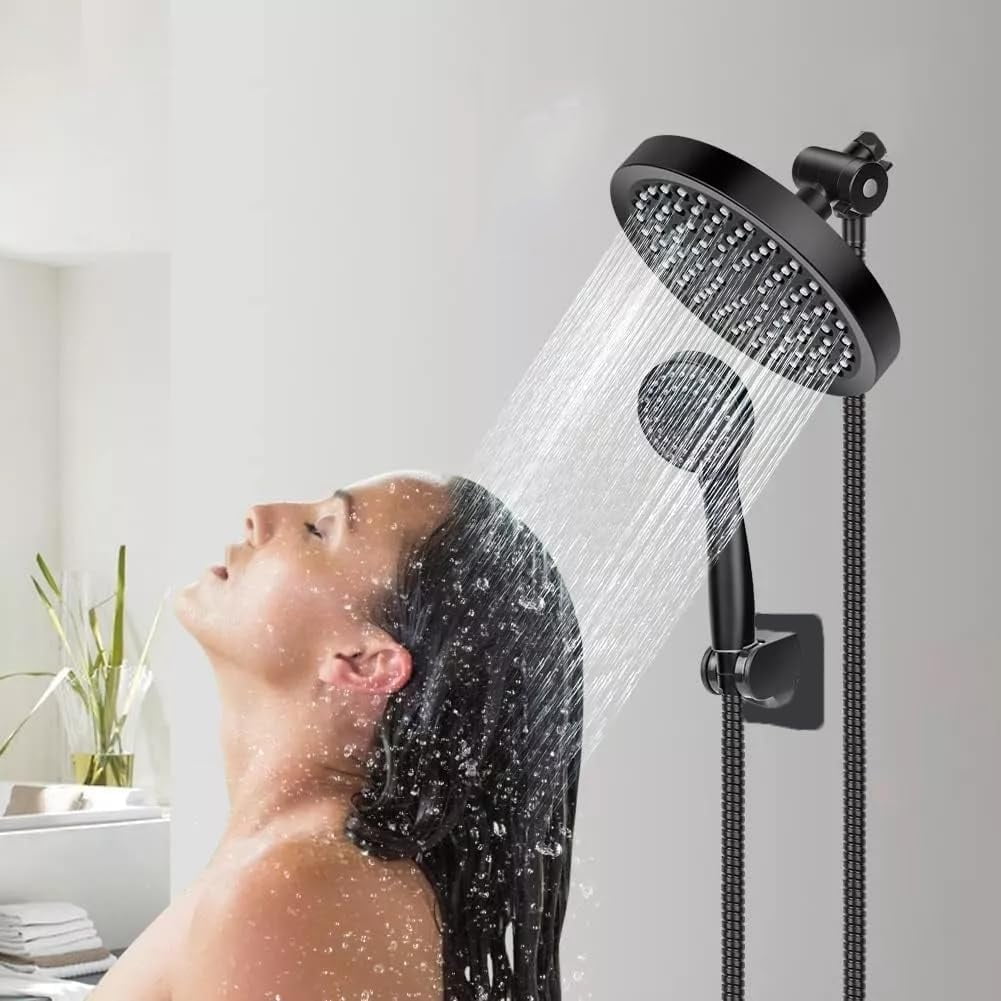 DnxnIaIfy Shower Head, High Pressure Rain ShowerHead, Handheld ShowerHeads Combo with 60" Hose for bathroom