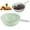 Green, variant on Plastic Colander with Handle Round Kitchen Strainer Basket for Washing Vegetables, Rice, Berries & Fruits