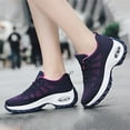thumbnail image 2 of Orthopedic Running Shoes for Women Comfortable Knitted Air Cushion Arch Support Walking Work Fashion Sneakers, 2 of 7