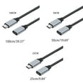thumbnail image 3 of USB Type C Extension Cable 1 -Pack Gen Compatible Extender Cord 10Gbps Female to USB C Male Extended Adapter, 3 of 8