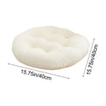 thumbnail image 3 of Kyusrd Round Seat Cushions for Kitchen Dining Chairs，Indoor Outdoor Cotton Chair Cushion，Soft Comfort Pillows Cushions for Home Office Desk Living Room（14In）, 3 of 6