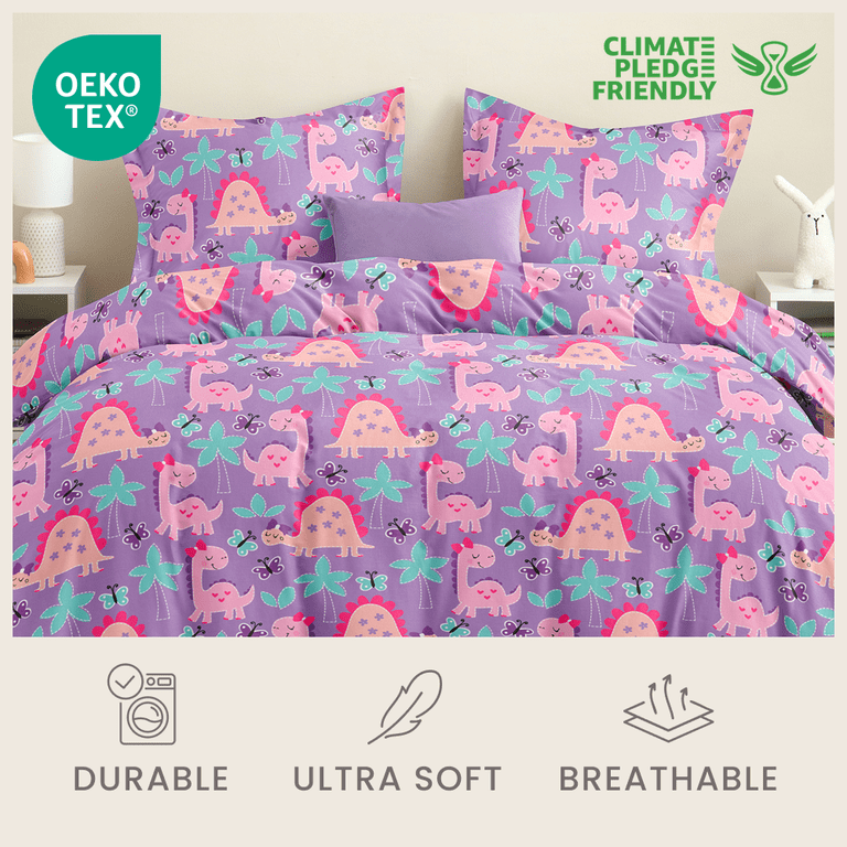 CGK Unlimited Kids Full Dinosaur Duvet Cover Set, 3-Piece photo 2