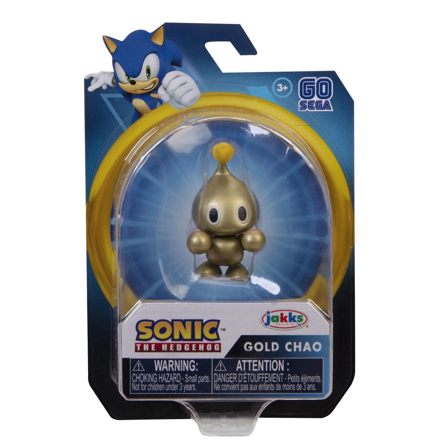 Figures Sonic 2.5 pouces - Chao doré